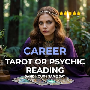 Same Hour Career Tarot Reading, Detailed Psychic Career Reading, Career Tarot Card Reading, Money Reading, Finance Reading, Job Insight