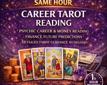 Instant Career Psychic Reading 1H | Money & Finance Tarot Reading | Same Day Career Path Reading | Future Job Guidance