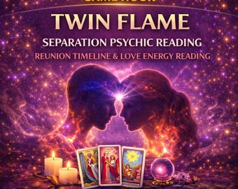 Twin Flame Psychic Reading 1H | Separation & Reunion Timeline Tarot | Exact Twin Flame Feelings | Love Energy Reading
