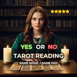 Ja / Nein Tarot Legung, 1h. Eine Frage Ja / Nein Reading, Psychic Readings, Tarot Prediction.