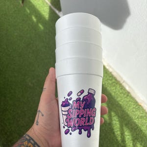 Dubbelmuggar 20 oz My Sipping World (1/2/5/10)