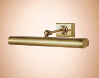 Mid-Century Modern Italian Picture Light The Art Display Adjustable Handmade Brass Wall Sconce For Display and Decor
