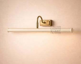 Mid-Century Modern Italian Picture Light The Art Display Adjustable Handmade Brass with Perfect White Color Wall Sconce For Display & Decor