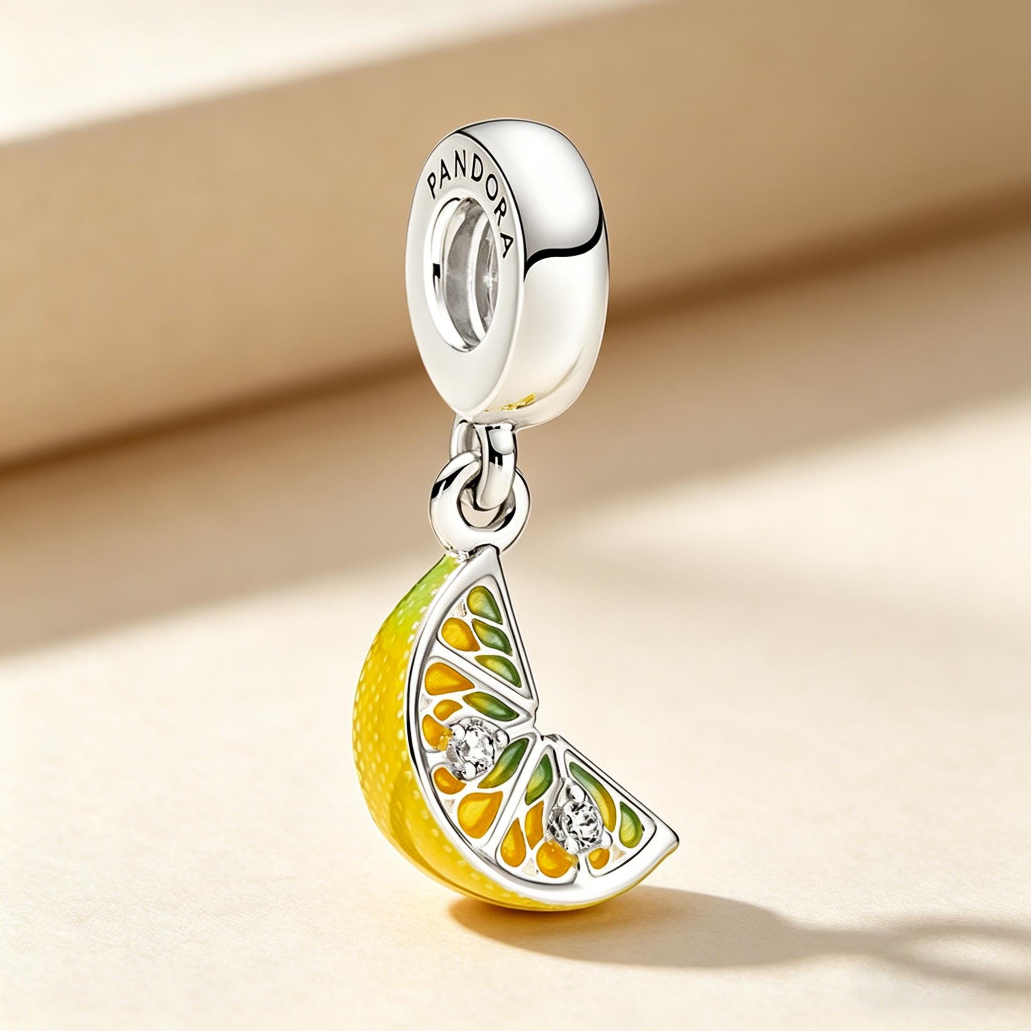 Lemon charm pandora - Etsy 日本