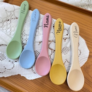 Silicone Utensil, Silicone Baby Spoon and Fork Set, Baby Cutlery Set, Toddler Gifts, Baby Shower Gift, Toddler Spoon and Fork, New Mom Gift