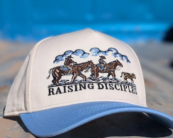 Raising Disciples Western Trucker Hat | Embroidered Christian Faith Cap