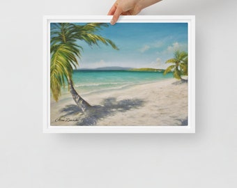 Solomon Beach, St. John USVI Print by Alan Zawacki, Caribbean Island Beach Print