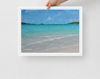 Magens Bay Beach, St. Thomas USVI - Original Tropical Caribbean Beach Print