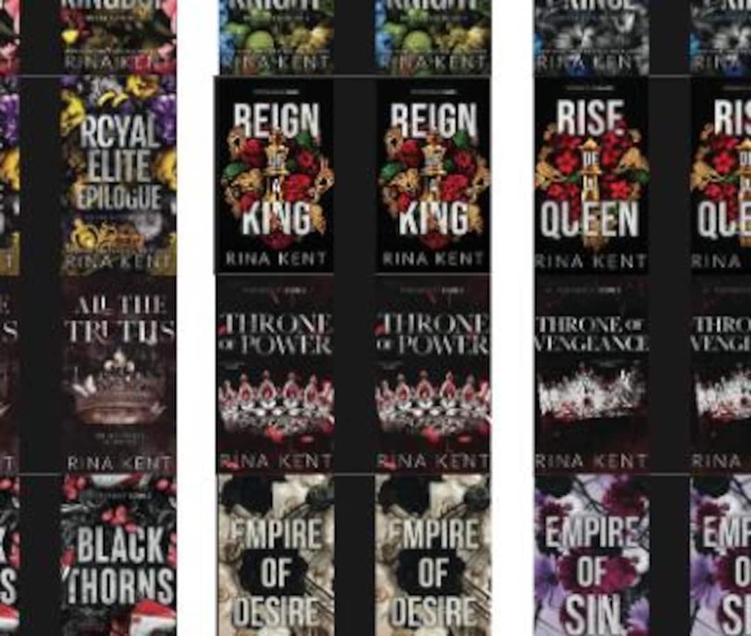 Digital Printable- Mini Books Rina Kent Series' - Etsy