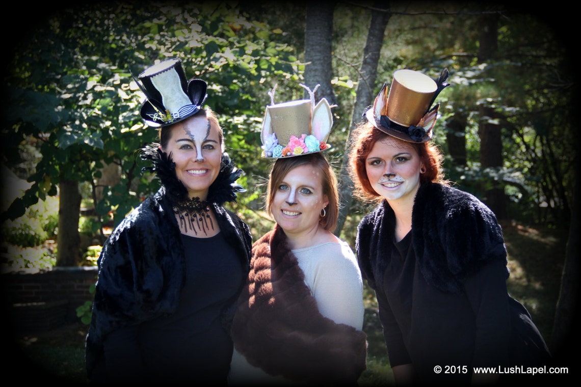 Dapper Fox Top Hat Instant Costume With Steampunk Accents Etsy