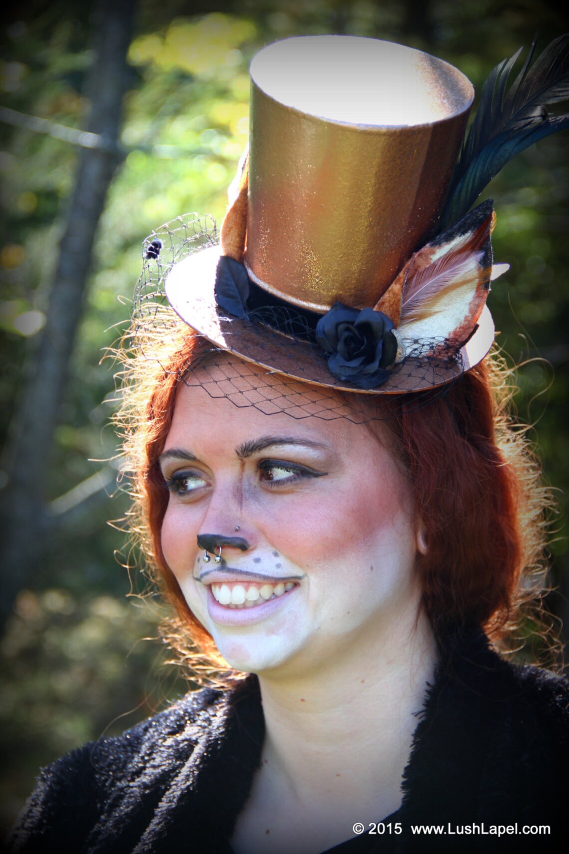 Dapper Fox Top Hat Instant Costume With Steampunk Accents Etsy