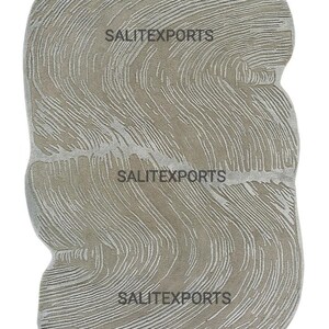 Hand-Tufted Wool & Viscose Rug: Soft Geometric Accent Rug