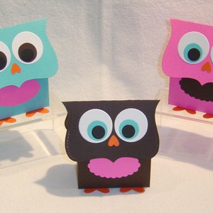 10 Owl Party Favor Boxes - Gift Box, Birthday, Shower (kit) - Etsy