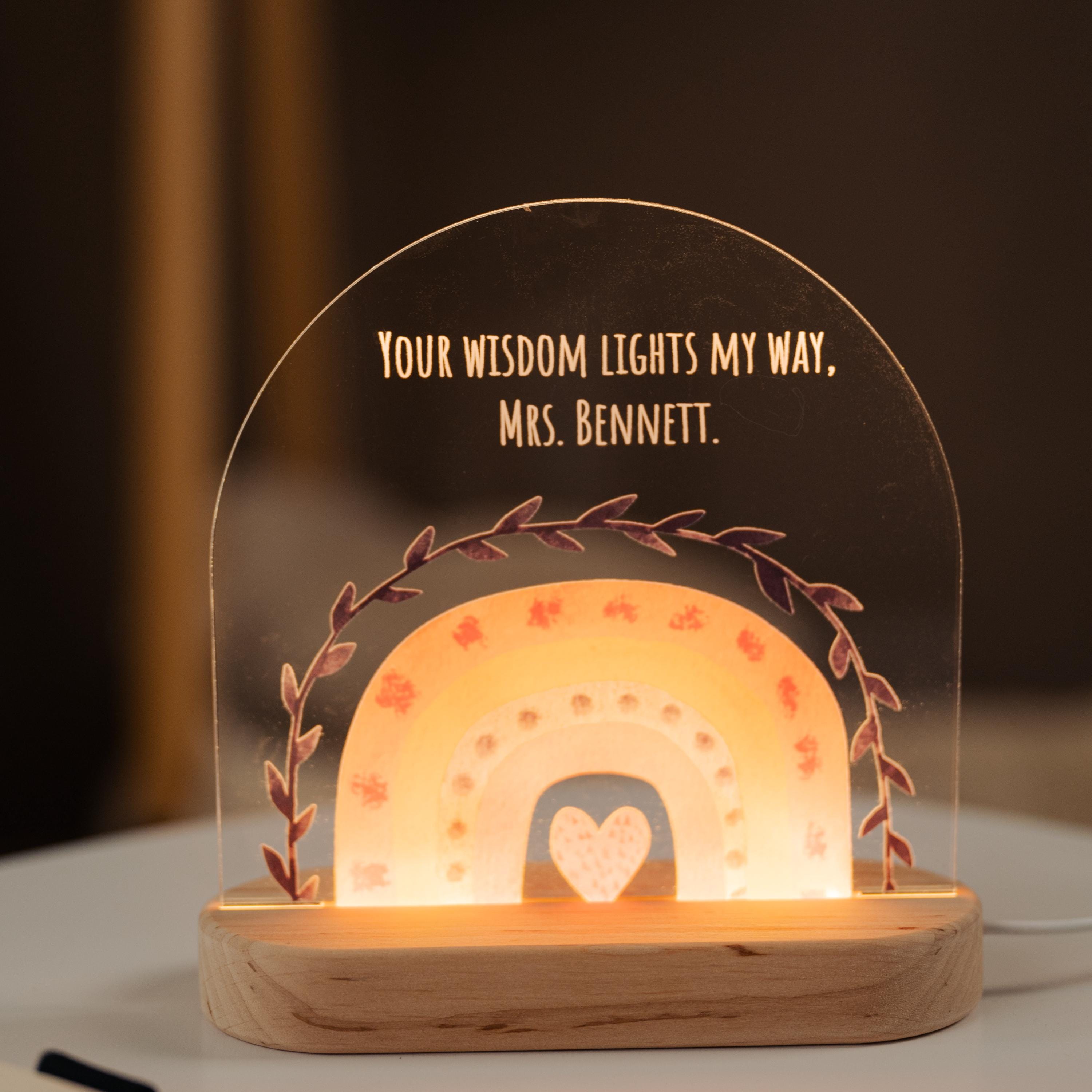 HULALA Acrylic Heart Teacher Plaque Teacher Gifts For Women Men Thank HULALA Acrylic Heart Teacher Plaque Teacher Gifts For Women Men Thank