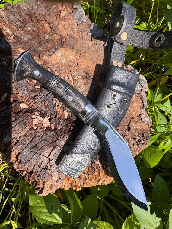 Hand Forged Small Knife with Sheath – Maker’s Mark Engraved – Handmade Gift Knife