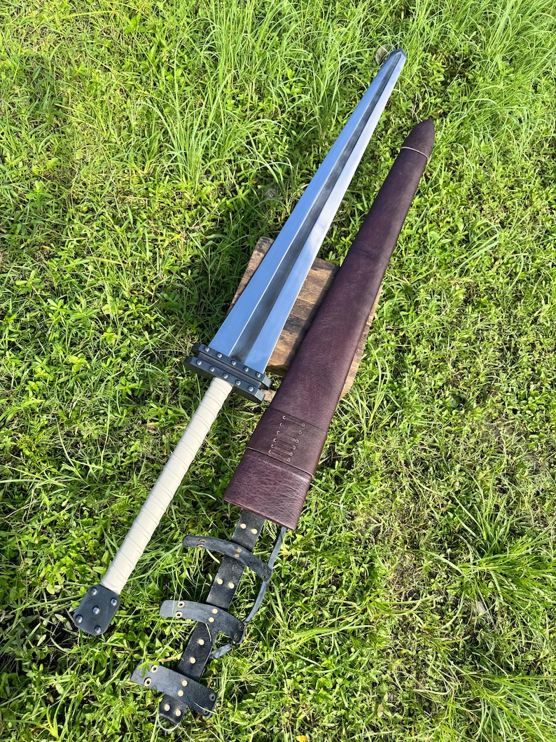 Hand Forged Oversized Longsword / 43 Inch Handmade Collector Sword ...