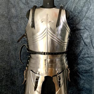 Hand Forged Steel Cuirass: Medieval LARP Armor Breastplate