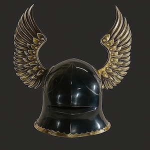 Medieval Helmet Knight Black Gothic Sallet Helmet with wings  Armor Helmet Battle Ready Halloween Costume