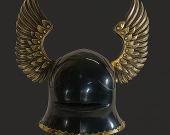 Medieval Knight Armor Black Gothic Sallet Helmet: , Battle Ready Costume