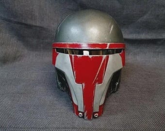 Medieval Armor Helmet Darth Revan Mandalorian Style Helmet: 18G Steel, SCA LARP, Cosplay