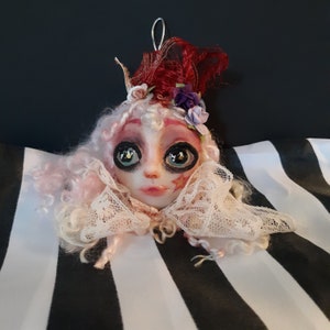 Handmade, OOAK Clay Art Doll Scarlett Finch Custom Original