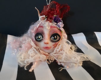Handmade, OOAK Clay Art Doll Scarlett Finch Custom Original
