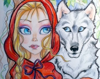 Aceo  Big Eye Fantasy Fairytale Your Choice