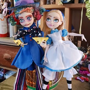 Alice In Wonderland OOAK doll repaint Custom Doll image 3