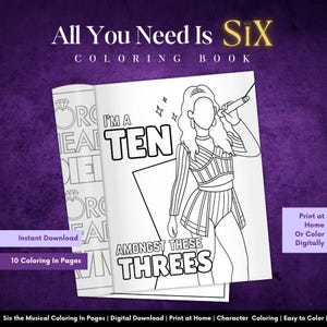 Six the Musical Coloring Book: Broadway Queens, Digital Download