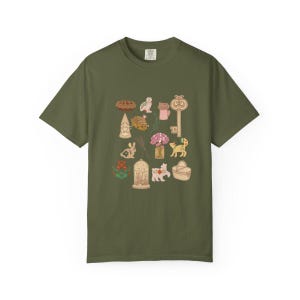 Whimsical Woodland Digital Art – Cottagecore Forest Animals & Nature Clipart PNG and JPG