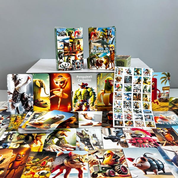 Italian Brainrot Cosmic Hallucination Trading Card Collection