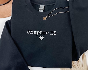 Regalos para chicas que cumplen 16 años, Camiseta de cumpleaños para chicas de 16 años, Regalo de cumpleaños para hija o hermana que cumple 16 años, Sudadera del capítulo 16 para amantes de los libros