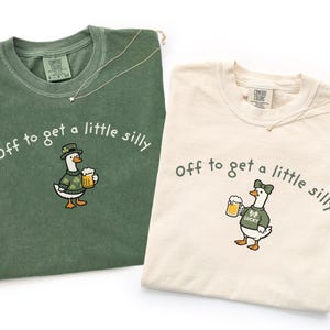 St Patricks Day Couples Shirt, Comfort Colors St Paddys Day Matching Goose Shirt, Funny Irish Drinking Couples Shirt, St Pattys Day