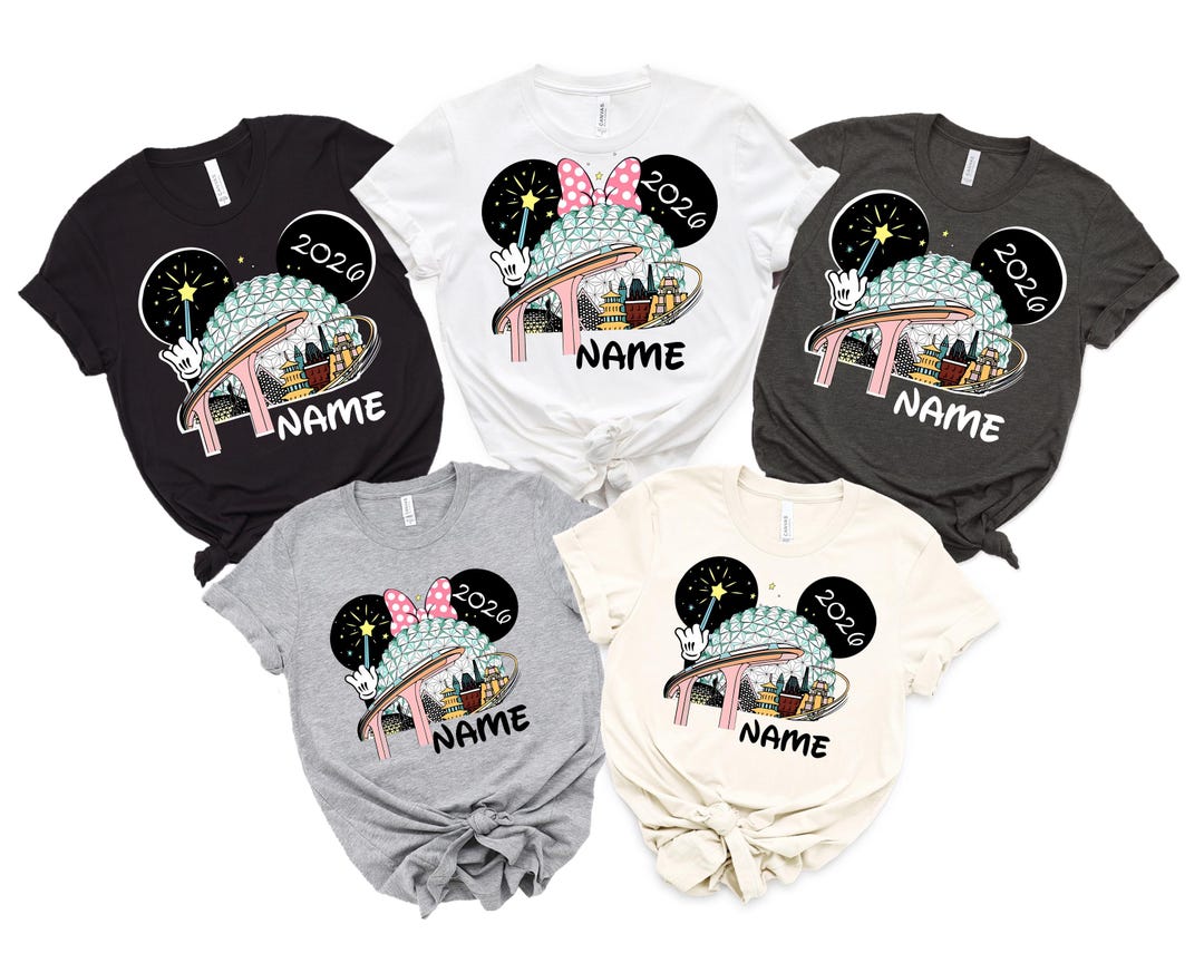 Custom Disney Epcot 2026 Shirt, Disney Family Matching Shirt, Disney ...