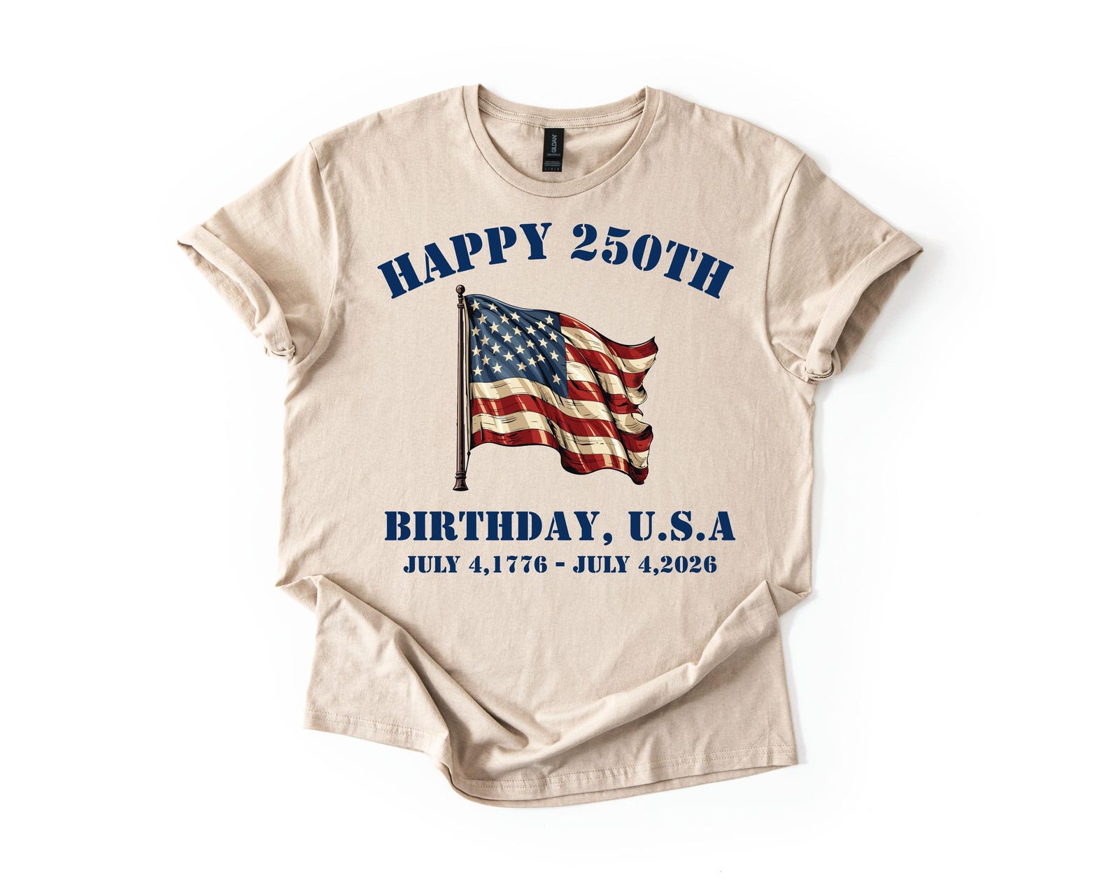 Happy 250th Birthday USA Shirt, America 250 Tee, Patriotic 4th of July ...