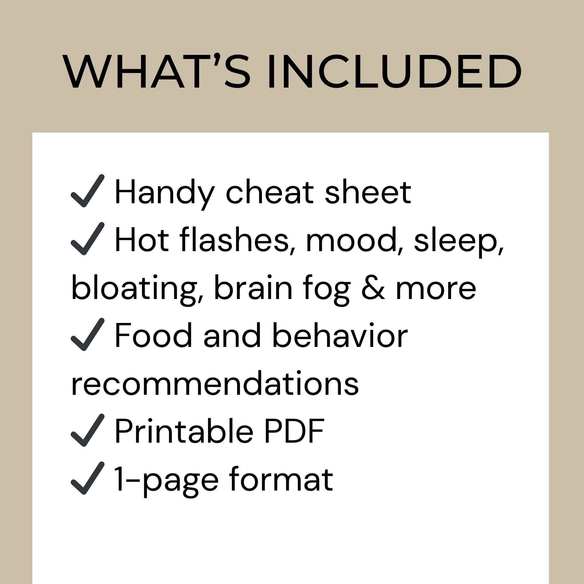 Menopause Remedies Printable PDF: Natural Relief for Perimenopause ...