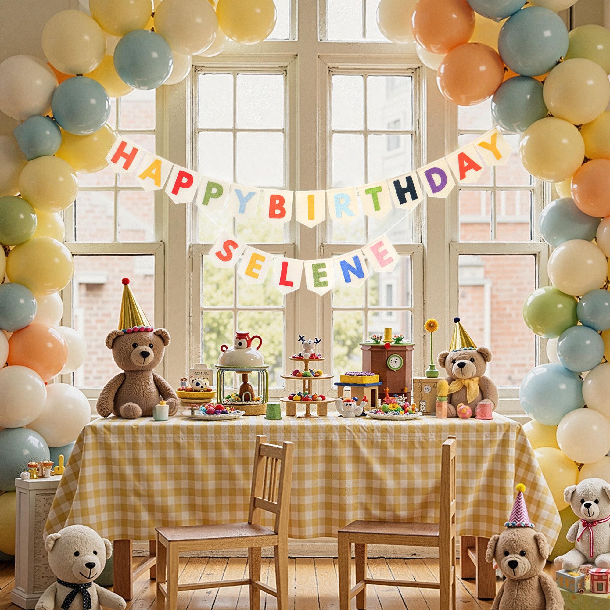 Banderole joyeux anniversaire, guirlande joyeux anniversaire, décorations de premier anniversaire, guirlande de fête, décoration de fête, anniversaire durable