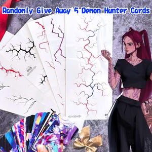 Kpop Demon Hunters Pattern Tattoo - Etsy