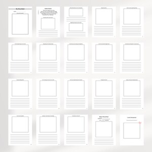 May include: A white, spiral-bound "My Story Book" with lined pages and prompts for writing and drawing. The book includes instructions and prompts such as "Beginning my story with..." and "About the Author."