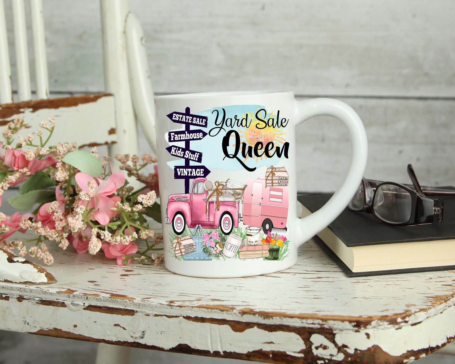 Yard Sale Queen Mug Coffee Cup 11oz Etsy