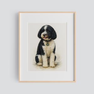 Retratos de mascotas al óleo personalizados a partir de fotos, pintura digital de mascotas personalizada, arte de pared con impresión digital conmemorativa de regalo, descarga digital IMPRIMIBLE
