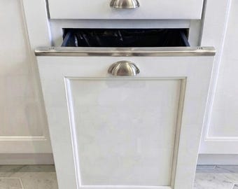 Polished Nickle Drawer Edge Trim, L-Shaped Cabinet Topper (1.5mm Thickness)