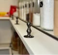 Pewter iron gallery rail for shelves , bookcase. product logo