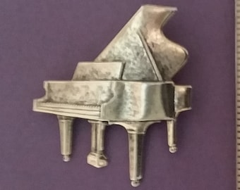 Grand Piano Pin and Earrings - Musician Jewelry