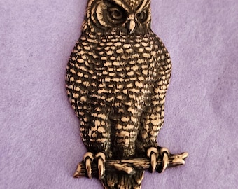 Owl Brooch - Handsome Owl Pin