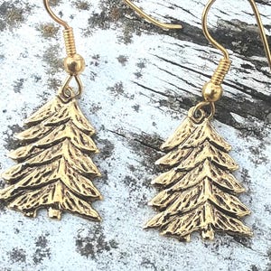 Pine Tree Earrings - Evergreen Trees