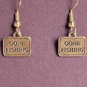 Gone Fishing-oorbellen - Fishing Opener-oorbellen - Angler-oorbellen