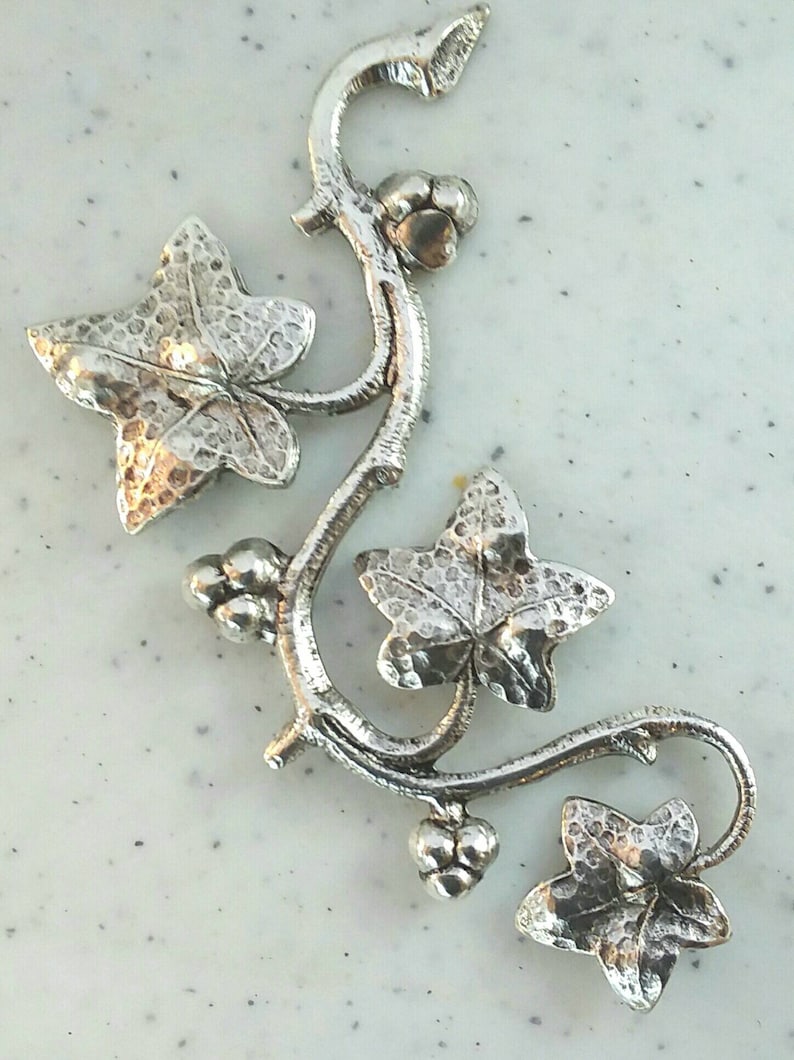 Elegant Ivy Brooch Ivy Leaf Pin Vineyard Jewelry Ivy Etsy Ireland