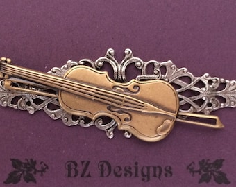 Violin Brooch - A Studio BZ Original