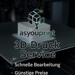 Custom 3D printing services | Prototypes, spare parts, gifts, gadgets, and much more | PLA, PETG, TPU, ... | from Germany